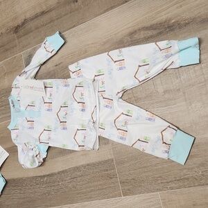 Size 12 month nwt. 2 piece soft Christmas pj's.